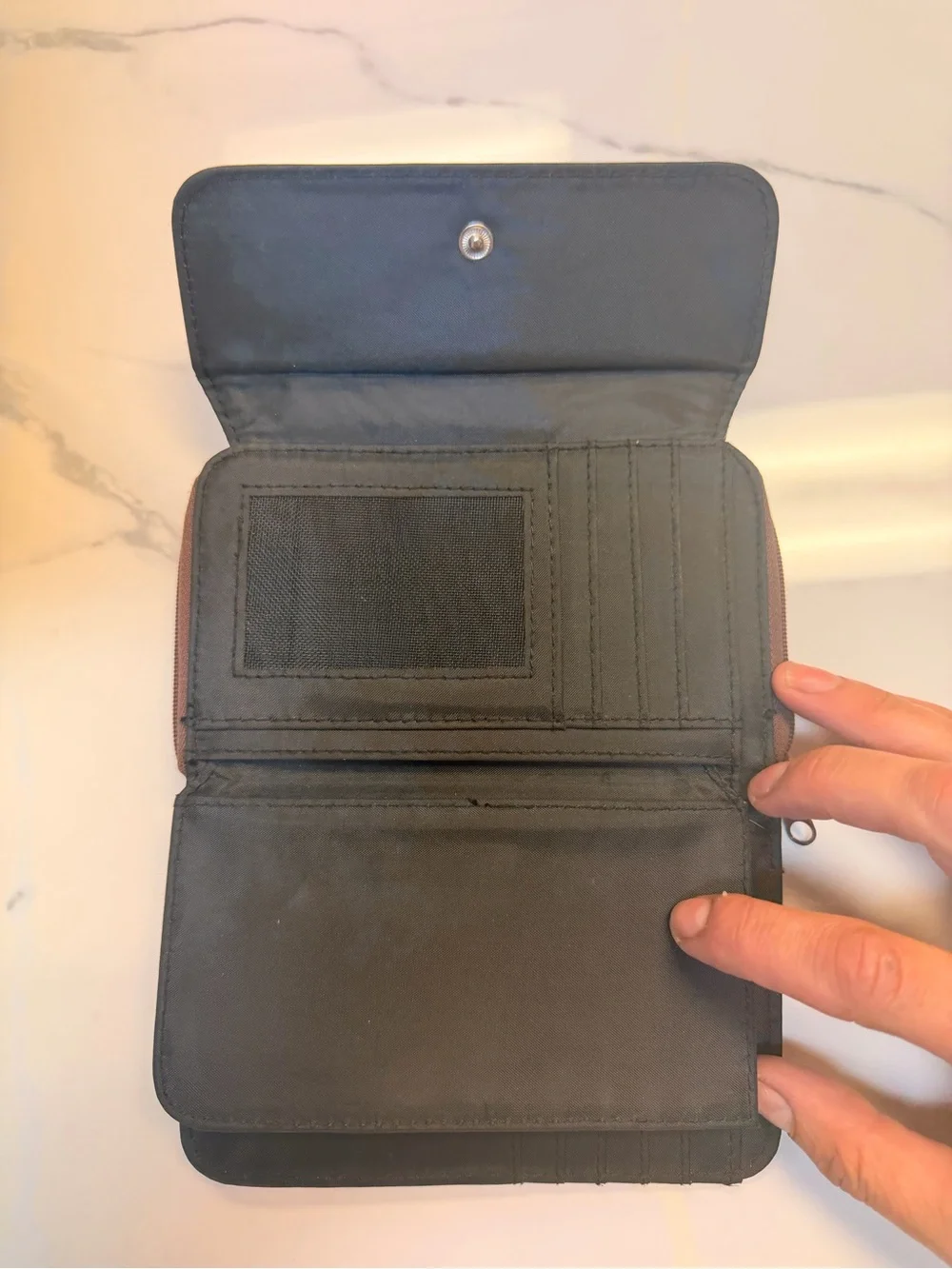 Gucci Dark Burgundy Leather  Card Holder & Wallet